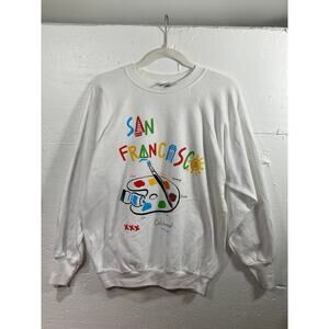 Vintage 80s San Francisco Painter Sweatshirt Signal Tag USA Made L